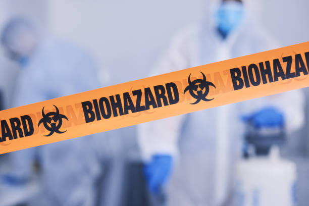 Professional Biohazard technician working in North Palm Beach, FL